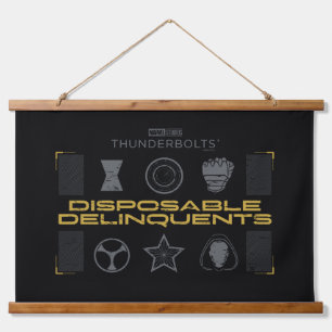 Thunderbolts*   Wegwerp criminelen Hangend Wandkleed