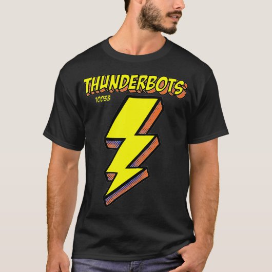 Thunderbots Robotica Team T-shirt (Voorkant)