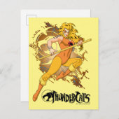 ThunderCats | Afbeelding van het Cheetara-teken Briefkaart (Voorkant / Achterkant)