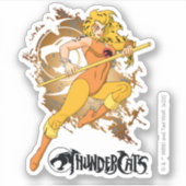 ThunderCats | Afbeelding van het Cheetara-teken Sticker (Voorkant)