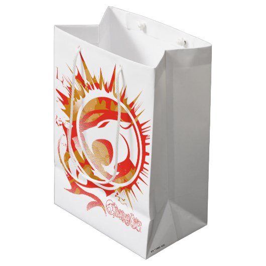 ThunderCats | Explosief grafisch Logo Medium Cadeauzakje (Voorkant Gekanteld)