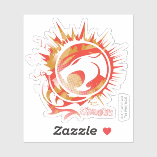 ThunderCats | Explosief grafisch Logo Sticker (Vel)