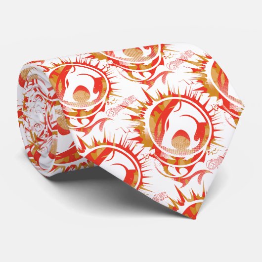ThunderCats | Explosief grafisch Logo Stropdas (Opgerold)