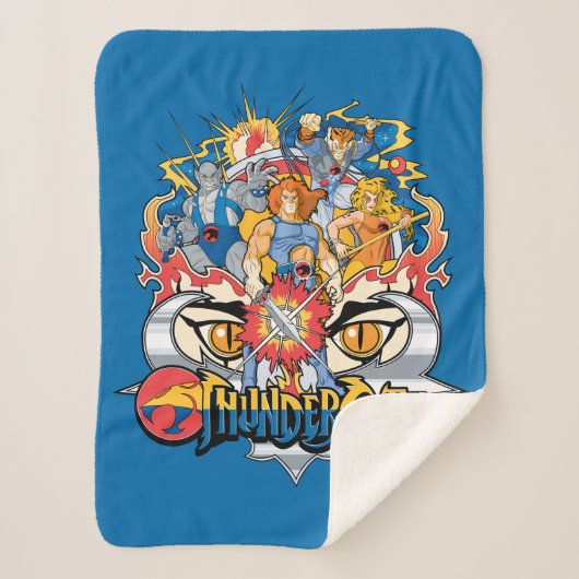 ThunderCats | Firey Group Graphic Sherpa Deken (Voorkant)