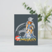 ThunderCats | Lion-O Halfttone Shadow Graphic Briefkaart (Staand voorkant)