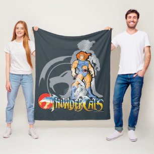 ThunderCats Lion-O Halfttone Shadow Graphic Fleece Deken