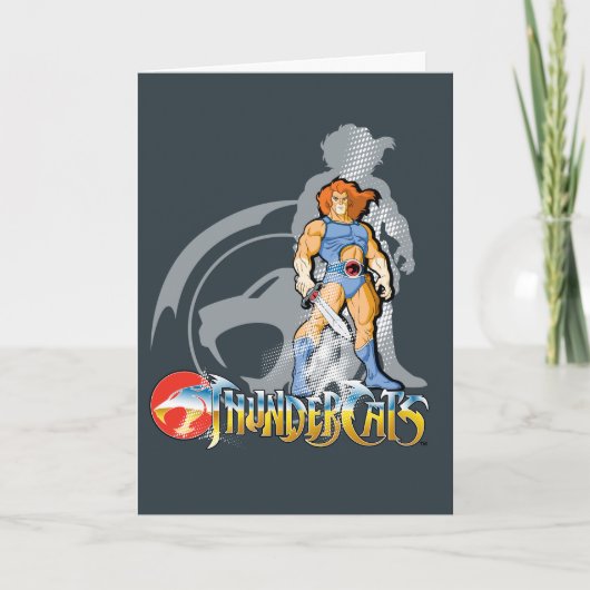 ThunderCats | Lion-O Halfttone Shadow Graphic Kaart (Voorkant)