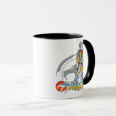 ThunderCats | Lion-O Halfttone Shadow Graphic Mok (Voorkant rechts)