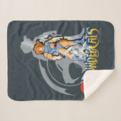 ThunderCats | Lion-O Halfttone Shadow Graphic Sherpa Deken (Voorkant (horizontaal))