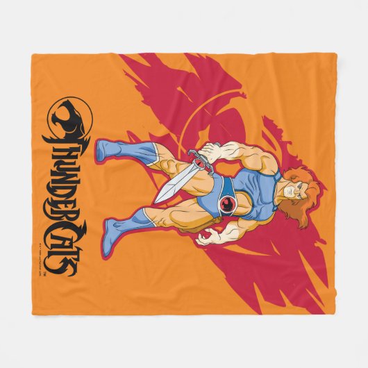 ThunderCats | Lion-O-teken Grafisch Fleece Deken (Voorkant (Horizontaal))
