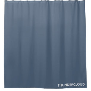 Thundercloud Blauw-grijze kleurennaam Douchegordijn
