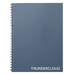 Thundercloud Blauw-grijze kleurennaam Notitieboek