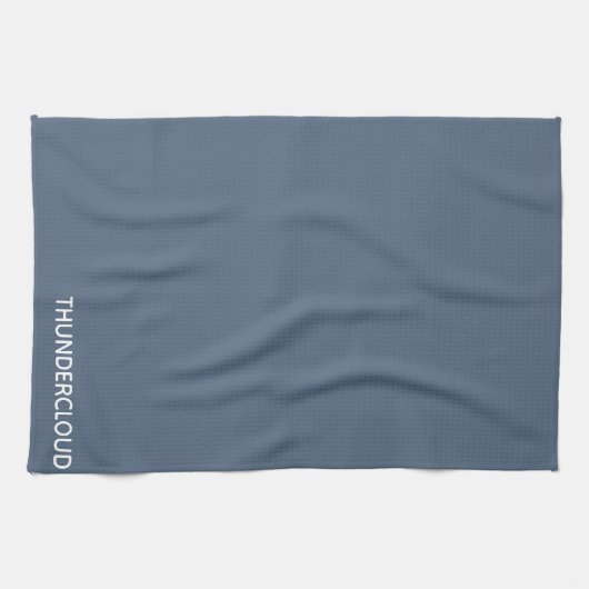 Thundercloud Blauw-grijze kleurennaam Theedoek (Horizontaal)