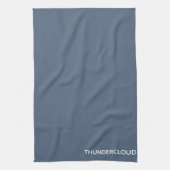 Thundercloud Blauw-grijze kleurennaam Theedoek (Verticaal)