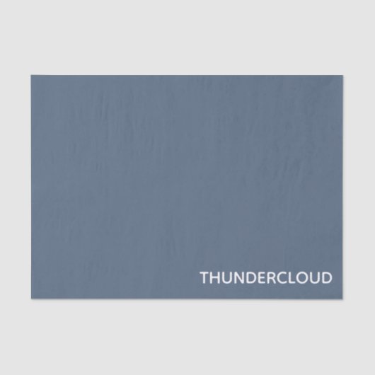 Thundercloud Blauw-grijze kleurennaam Tissuepapier (Voorkant)