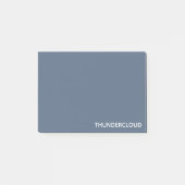 Thundercloud Blue-grey Colour Name Post-it® Notes (Voorkant)