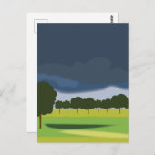 Thunderclouds Clouds Natuur Travel Briefkaart (Voorkant / Achterkant)