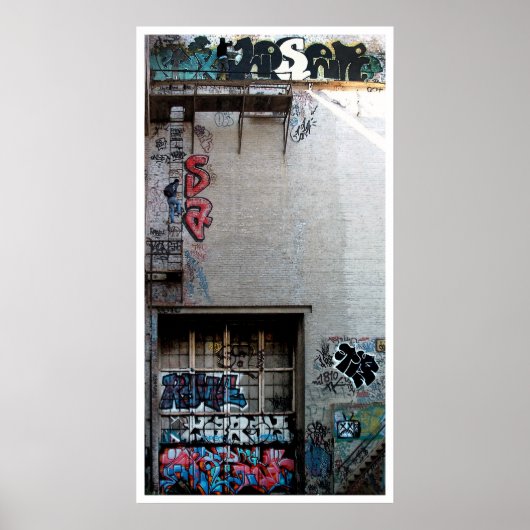 Thunderdome 18.6" x 34.5" UV Mat Print (Voorkant)