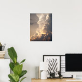 Thunderhead Cloud Heaven Sky Storm Clouds Poster (Thuiskantoor)