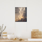 Thunderhead Cloud Heaven Sky Storm Clouds Poster (Keuken)