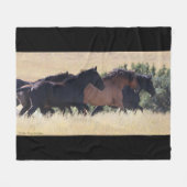 Thundering Mustangs Deken (Voorkant (Horizontaal))