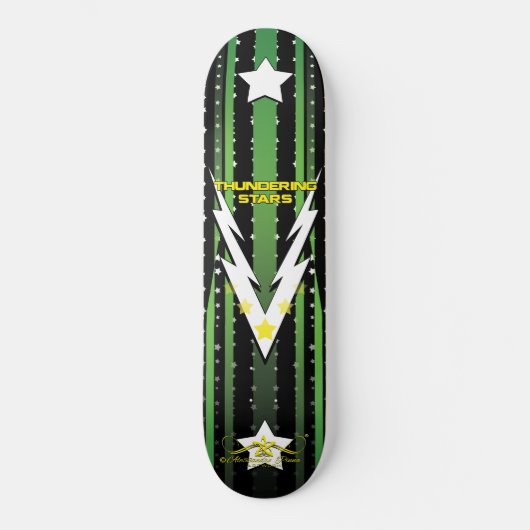 Thundering Stars 1/6 Skateboard (Voorkant)