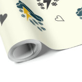 "Thunderstorm Elegance: ☁️en ⚡ Inpakpapier. Cadeaupapier (Rol Hoek)