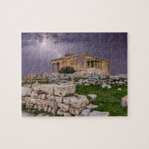 Thunderstorm over Acropolis Athene, Griekenland, E Legpuzzel