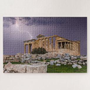 Thunderstorm over Acropolis Athene, Griekenland, E Legpuzzel