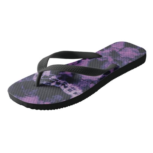ThunderStorm retro Tie Dye Teenslippers (Schuin)