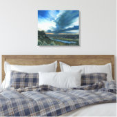 "Thunderstorm" Stretched Canvass Canvas Afdruk (Insitu (Slaapkamer))