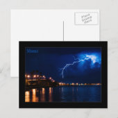 Thunderstorm sur Miami - Carte postale (Devant / Derrière)