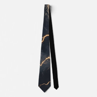 Thunderstorm Tie/Krawatte mit Blitzd Stropdas