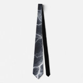 Thunderstorm Tie/Krawatte mit Blitzd Stropdas (Voorkant)