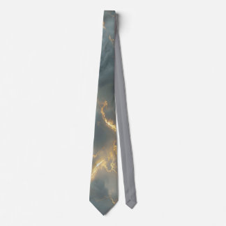 Thunderstorm Tie/Krawatte mit Blitzd Stropdas