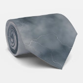 Thunderstorm Tie/Krawatte mit Blitzd Stropdas (Opgerold)