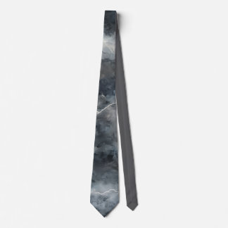 Thunderstorm Tie/Krawatte mit Blitzd Stropdas