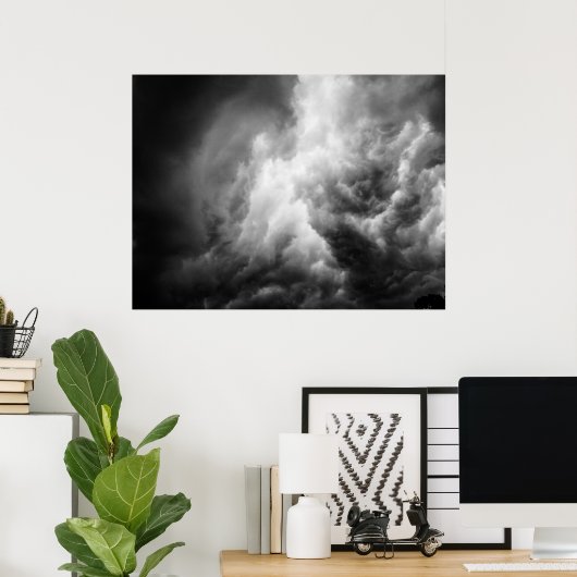 Thunderwolken Poster (Thuiskantoor)