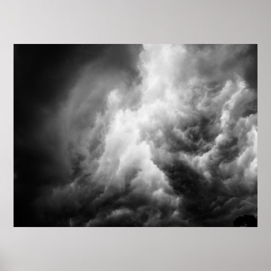 Thunderwolken Poster (Voorkant)