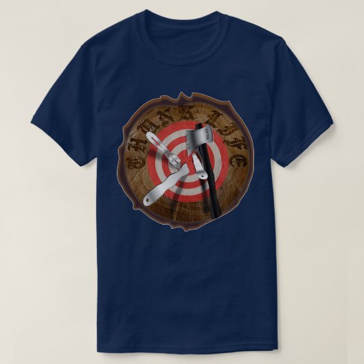 THUNK Life Tree Stump Impalement Target Classic TS T-shirt (Design voorkant)
