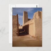 Thunyan Palace, oude stad, Najd, Saudi-Arabië Briefkaart (Voorkant / Achterkant)