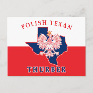 Thurber Poland Texan Briefkaart