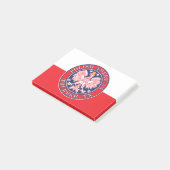 Thurber Texas Poolse Amerikaanse adelaar Post-it® Notes (Schuin)