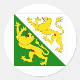 Thurgau Flag Ronde Sticker