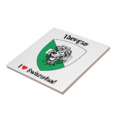 Thurgau Schweiz Fliese Tegeltje (Zijkant)