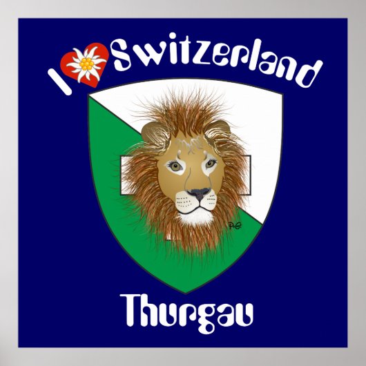 Thurgau Schweiz Suisse Poster (Devant)
