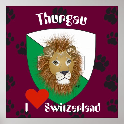 Thurgau Schweiz Suisse Poster (Devant)