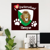 Thurgau Schweiz Suisse Poster (Bureau à domicile)