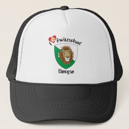 Thurgau Schweiz Suisse Svizzera Zwitserland Mütze Trucker Pet (Voorkant)