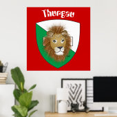 Thurgau Schweiz Zwitserland Poster (Thuiskantoor)